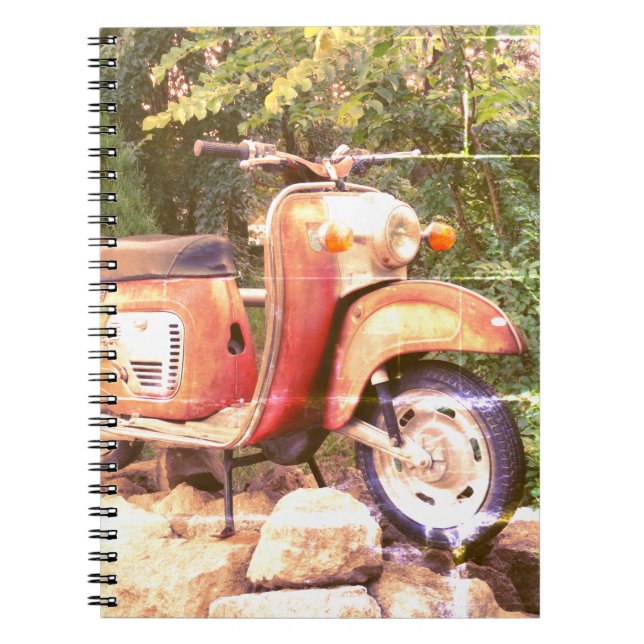 Carnet photo scooter Retro (Devant)