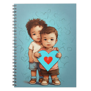 Carnet photo Spiral - Bébé mignon frère