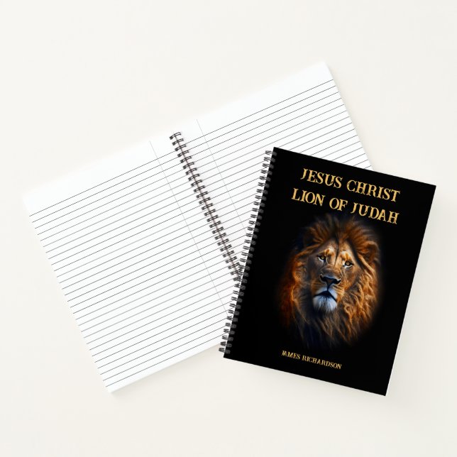 Carnet Photo Spirale Jésus Christ Lion De Juda (Intérieur)
