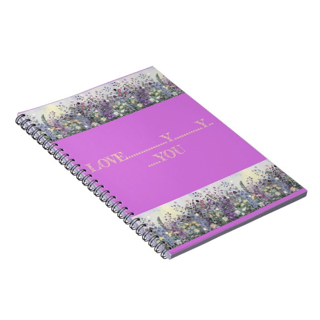 carnet photo spirale "Love You" (Côté Droit)