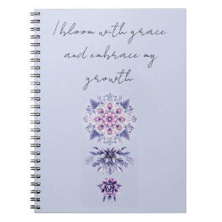 Carnet photo spirale Mandala en fleurs