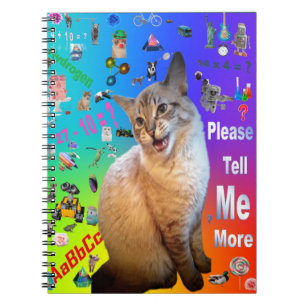 Carnet photo spirale Ragdoll Apprentissage du chat
