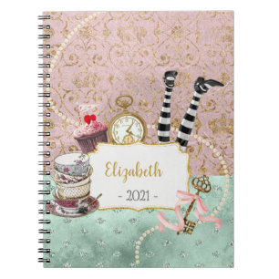 Carnet Photo spirale rose et turquoise de Wonderland