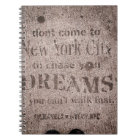 carnet photo spirale "Sidewalk Dreams"