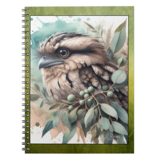 Carnet photo Tawny Frogmouth Owl Spiral