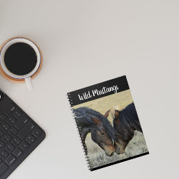 Carnet photo Wild Mustang Horse Spiral