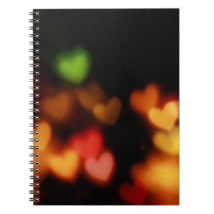 Carnet Photographie de Hearts Bokeh