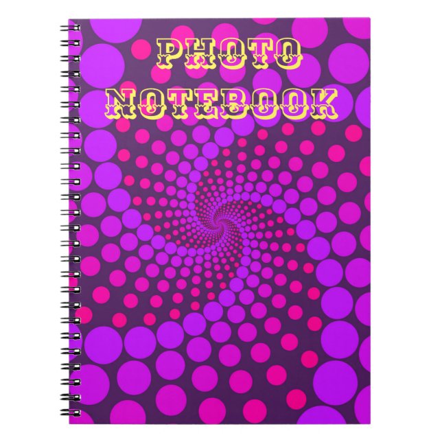 Carnet photographique Spiral avec de magnifiques l (Devant)