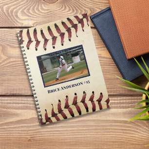 Carnet Photos de baseball Rustic Memory Scrapbook