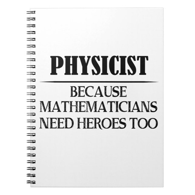 Carnet Physicien - Parce que les mathématiciens ont aussi (Devant)