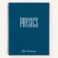 Physics Graph Paper Simple Blue