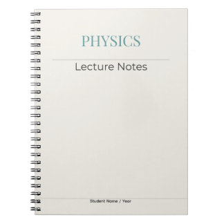 Carnet Physics Notebook – Minimal Academic Edition
