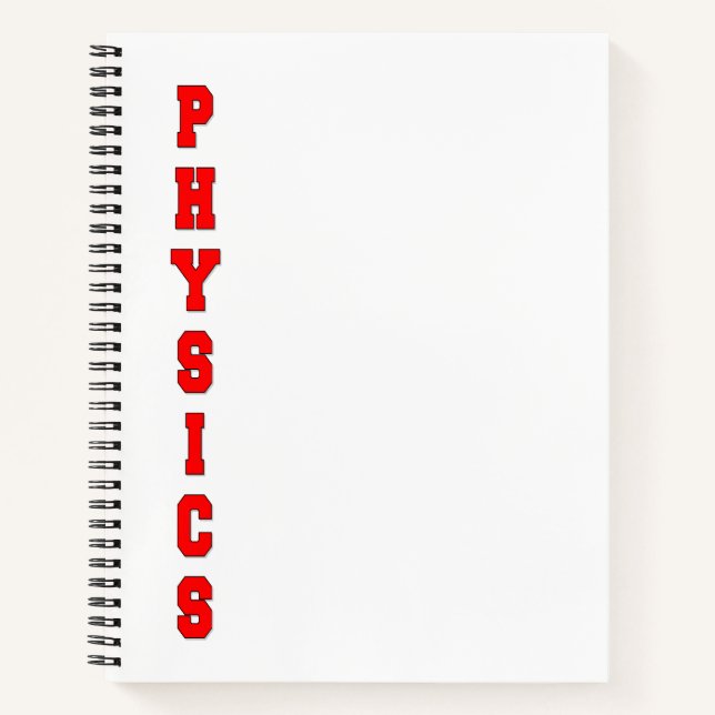 Carnet Physique (Devant)