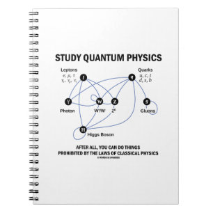 Carnet Physique de Quantum d'étude vous pouvez faire des