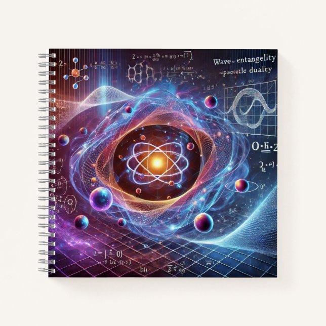 Carnet Physique Quantique & Énergie Atomique (Devant)