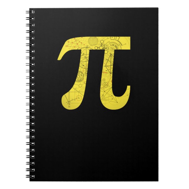 Carnet Pi - Symboles mathématiques (Devant)