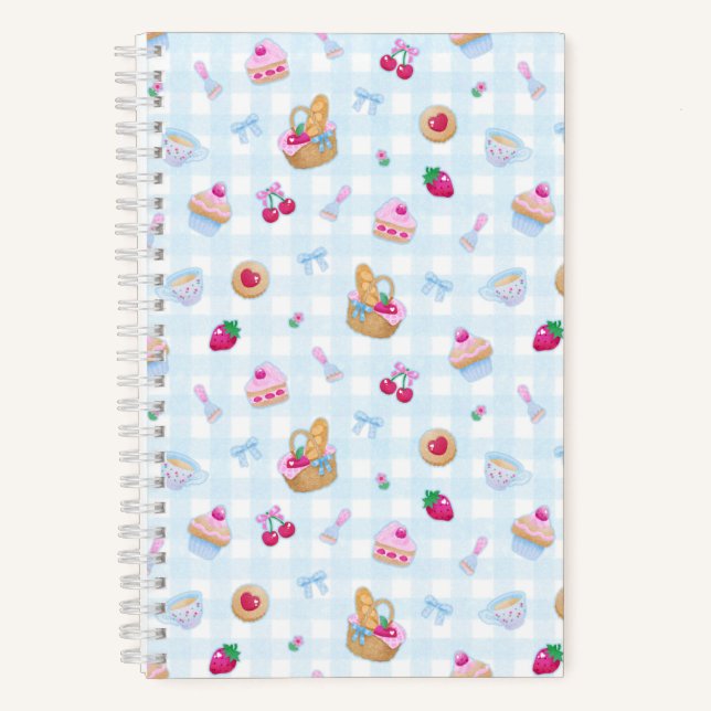 Carnet Picnic Gingham Bleu   (Recto)