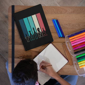 Carnet Pièces d'échecs Vintages uniques Penser coloré