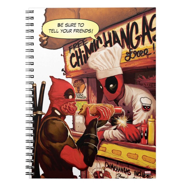 Carnet Piège de Deadpool Chimichanga (Devant)