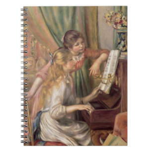Carnet Pierre A Renoir   Jeunes filles au piano