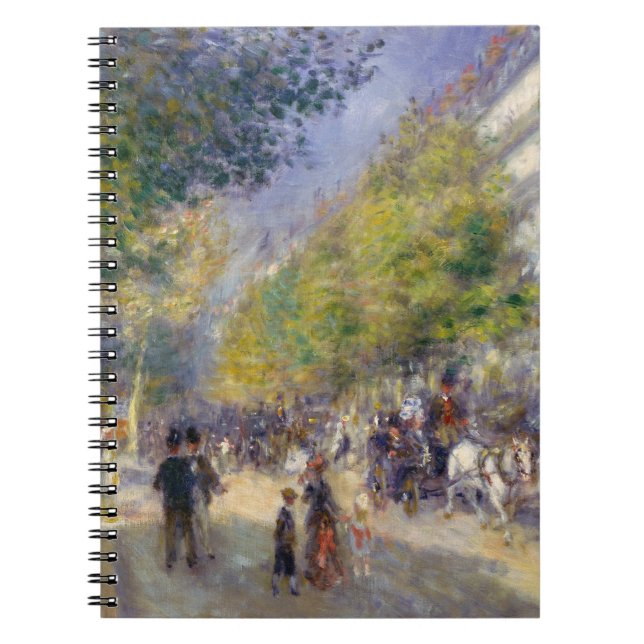 Carnet Pierre-Auguste Renoir - Paris, Grands Boulevards (Devant)