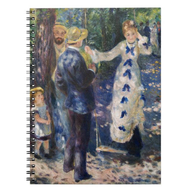 Carnet Pierre-Auguste Renoir - The Swing (Devant)