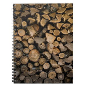 Carnet Pile de bois de feu