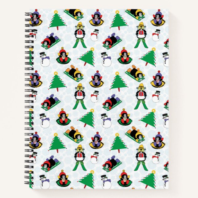 Carnet Pingouin de Noël (Devant)
