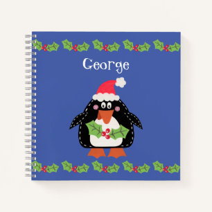Carnet Pingouin de Noël