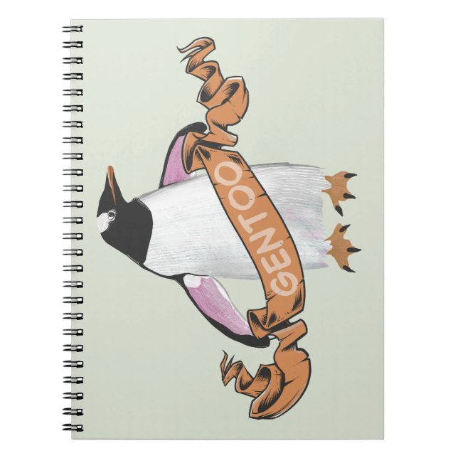 Carnet Pingouin Gentoo (Devant)