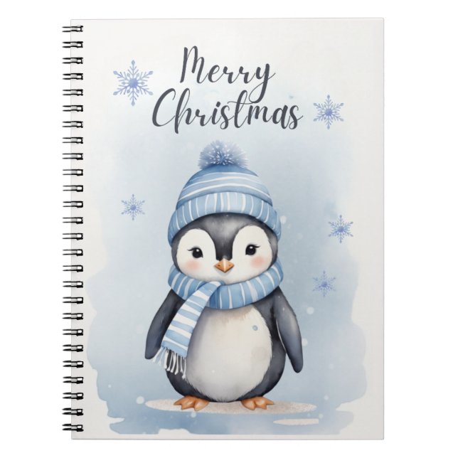 Carnet "Pingouin mignon" (Devant)