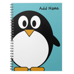 Carnet Pingouin mignon de bande dessinée