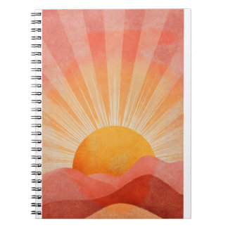 Carnet Pink and Orange Boho Sunrise
