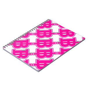 Carnet PINK BAHT SIGNER ฿ Thai Devise ฿