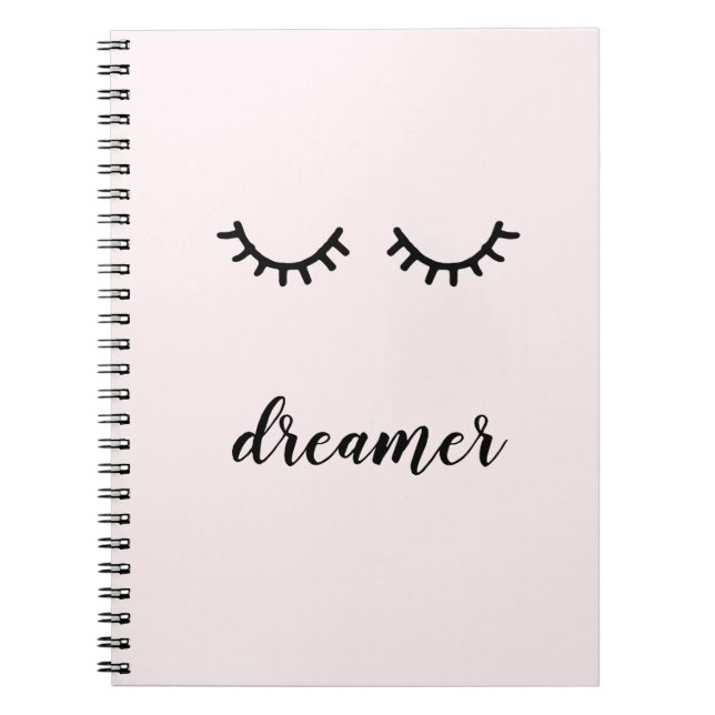 Carnet Pink Black Eyelashes (Devant)