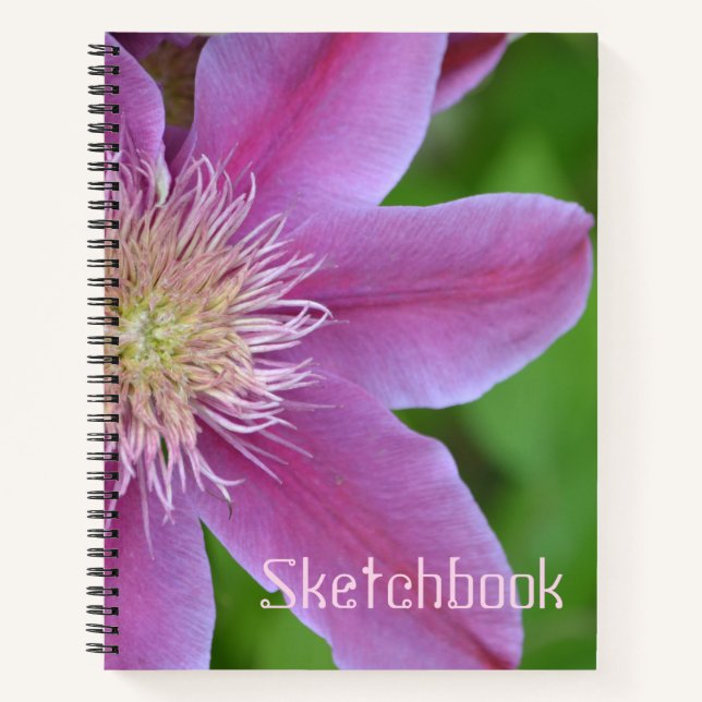 Carnet Pink Clematis (Devant)