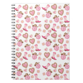 Carnet Pink Disco Cowgirl Spiral Notebook