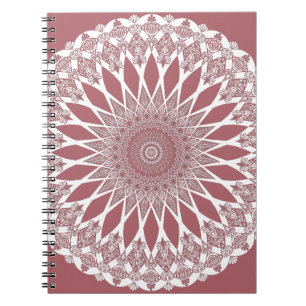 Carnet Pink Madder Tristyns Mandala