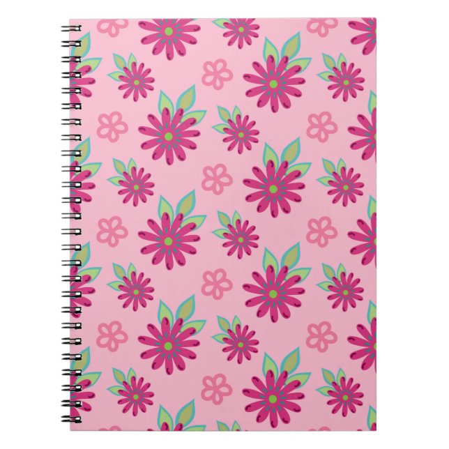 Carnet Pink marguerite florale sans couture patternart, b (Devant)