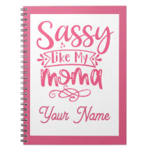 Pink Personalized "Sassy Moma" 