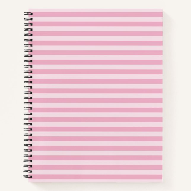 Carnet Pink Stripes Seamless Pattern (Devant)