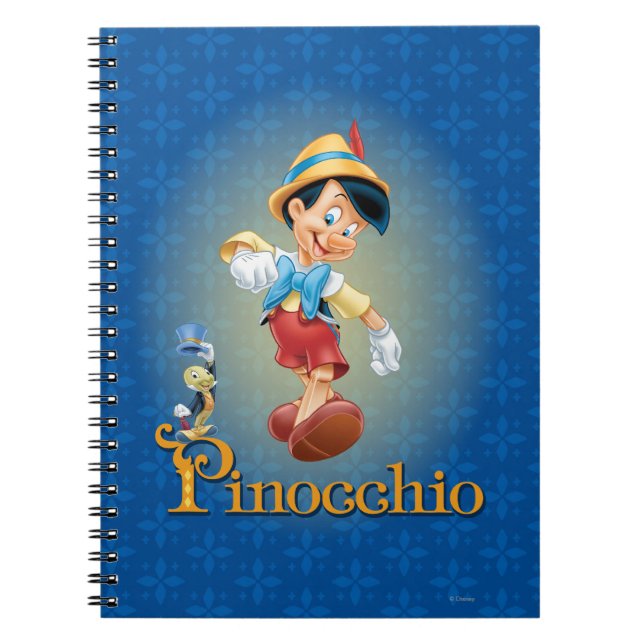 Carnet Pinocchio avec Jiminy Cricket 2 (Devant)