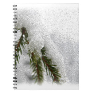 Carnet Pins neigeux