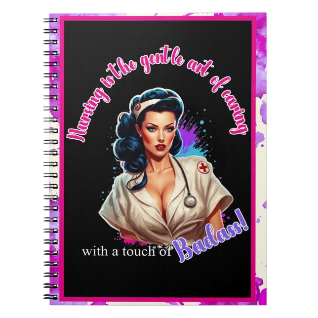 Carnet Pinup_ Infirmière Badass (Devant)