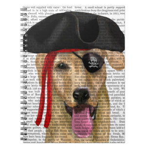 Carnet Pirate jaune du Labrador 2
