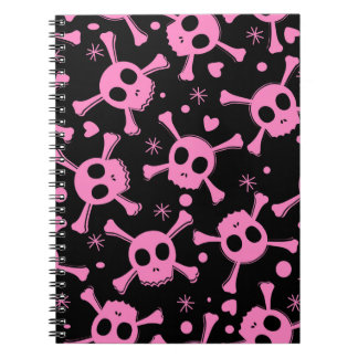 Carnet Pirate Skull : Girlish Hearts Motif
