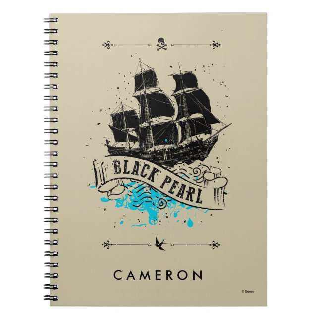 Carnet Pirates des Caraïbes 5 | Black Pearl (Devant)