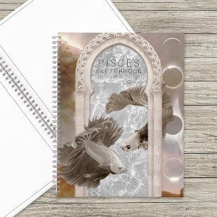 Carnet Pisces Muse Ethereal Zodiac Sketbook