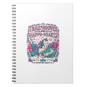 Carnet Piste de Licorne Sabots et Cœurs Joyeux Applicatio