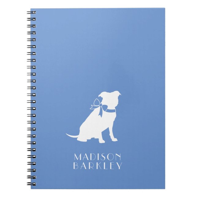 Carnet Pit Bull Chien Puppy Pitbull (Devant)